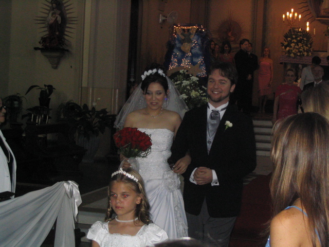 Aline, Adriana e Carlos