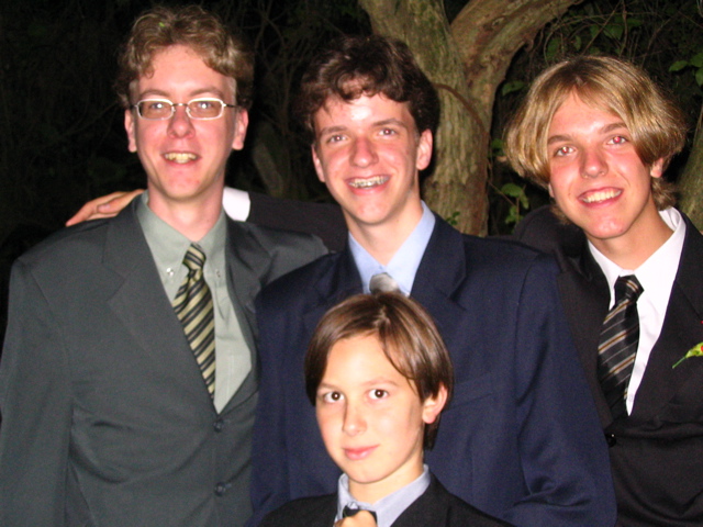 Paulo Eduardo, Joao Ricardo, Luiz Fernando e Eduardo