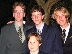 Paulo Eduardo, Joao Ricardo, Luiz Fernando e Eduardo