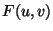 $\displaystyle F(u,v)$