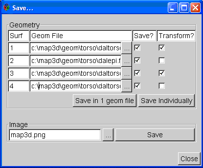 Save Dialog