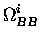 $\displaystyle \Omega_{BB}^{i}$