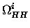 $\displaystyle \Omega_{HH}^{i}$