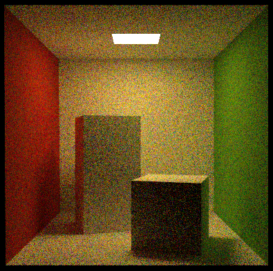 1000 samples per pixel cos