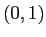 $ (0,1)$