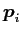 $ \vec p_i$