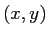 $ (x, y)$